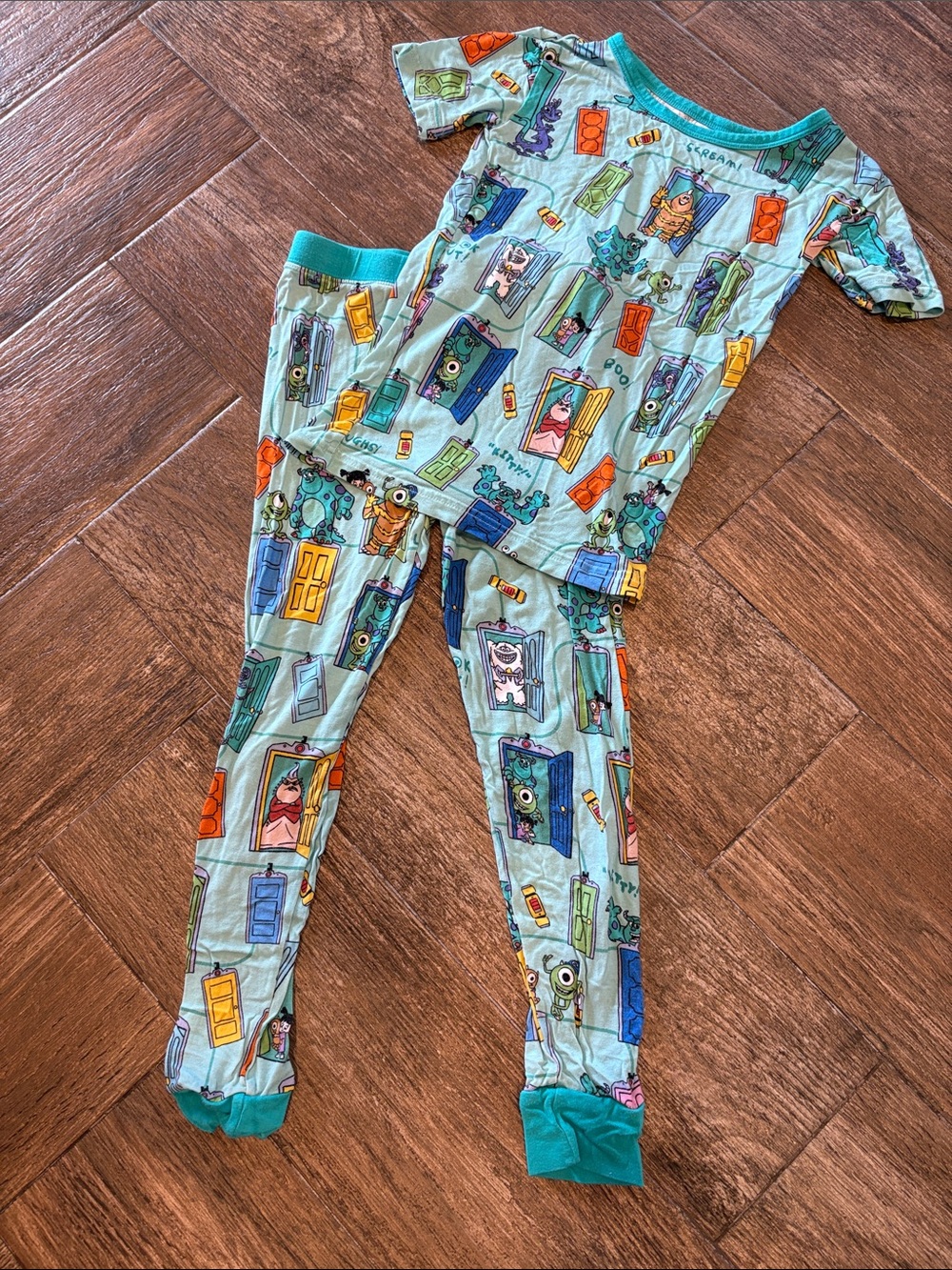 Disney Monsters Inc Print Pajama Set